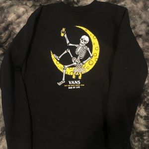 Vans Pullover Sweater Skull + Cheese Moon